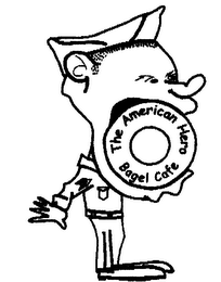 THE AMERICAN HERO BAGEL CAFE logo