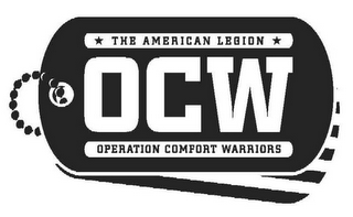 THE AMERICAN LEGION OCW OPERATION COMFORT WARRIORS logo