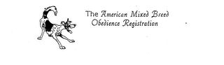 THE AMERICAN MIXED BREED OBEDIENCE REGISTRATION logo