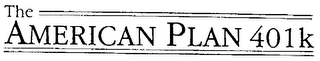 THE AMERICAN PLAN 401K logo