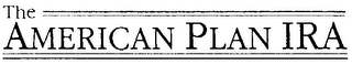 THE AMERICAN PLAN IRA logo