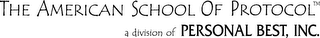 THE AMERICAN SCHOOL OF PROTOCOL A DIVISION OF PERSONAL BEST, INC. logo