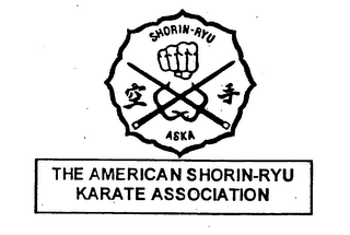 THE AMERICAN SHORIN-RYU KARATE ASSOCIATION SHORIN-RYU ASKA logo
