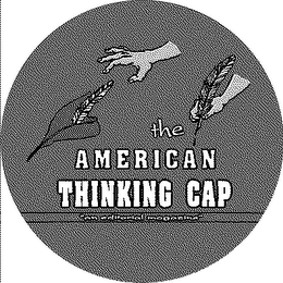 THE AMERICAN THINKING CAP "AN EDITORIAL MAGIZINE" logo