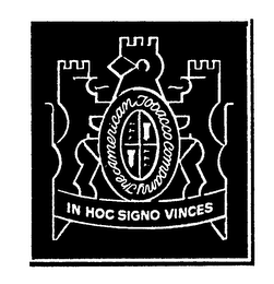 THE AMERICAN TOBACCO COMPANY IN HOC SIGNO VINCES logo