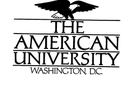 THE AMERICAN UNIVERSITY WASHINGTON, D.C.