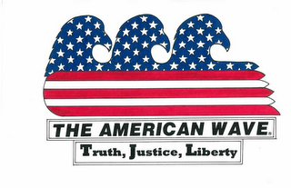 THE AMERICAN WAVE. TRUTH, JUSTICE, LIBERTY logo