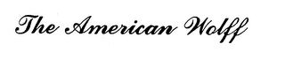 THE AMERICAN WOLFF logo