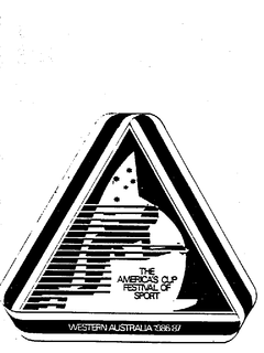 THE AMERICA'S CUP FESTIVAL OF SPORT WESTERN AUSTRALIA 1986-87 logo