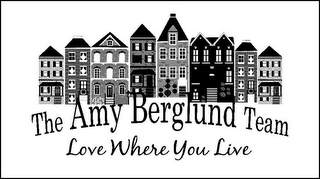 THE AMY BERGLUND TEAM LOVE WHERE YOU LIVE logo