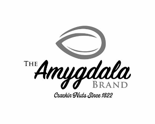 THE AMYGDALA BRAND CRACKIN NUTS SINCE 1822 logo