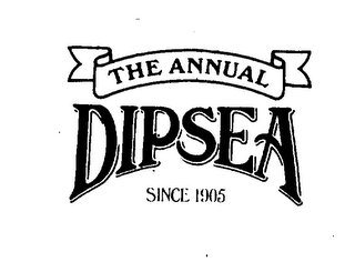 THE ANNUAL DIPSEA SINCE 1905 logo