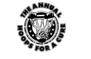 THE ANNUAL HOOPS FOR A CURE PROCEEDS BENEFIT THE NATHAN S. ARENSON FUND FOR PANCREATIC CANCER RESEARCH logo
