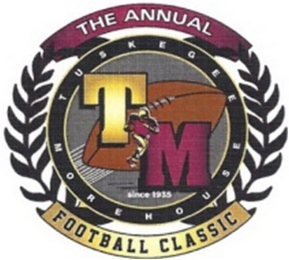 THE ANNUAL TUSKEGEE MOREHOUSE FOOTBALL CLASSIC SINCE 1935 TM logo