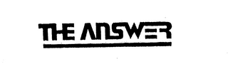 THE ANSWER logo