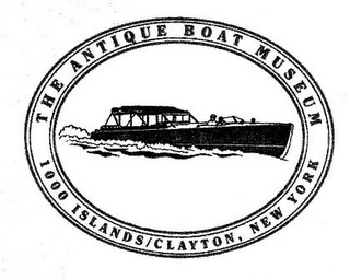 THE ANTIQUE BOAT MUSEUM 1000 ISLANDS/CLAYTON, NEW YORK logo