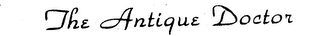 THE ANTIQUE DOCTOR logo