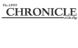 THE APDT CHRONICLE OF THE DOG logo