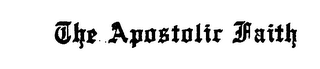 THE APOSTOLIC FAITH logo