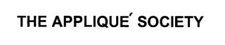 THE APPLIQUE SOCIETY logo