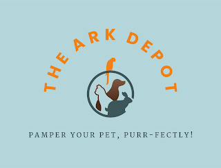 THE ARK DEPOT PAMPER YOUR PET, PURR-FECTLY! logo