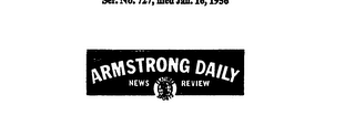 THE ARMSTRONG DAILY NEWS REVIEW FEATURESSPORTS logo