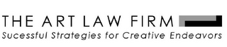 THE ART LAW FIRM SUCCESSFUL STRATEGIES FOR CREATIVE ENDEAVORS logo