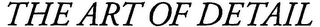 THE ART OF DETAIL logo