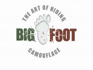 THE ART OF HIDING BIG FOOT CAMOUFLAGE logo