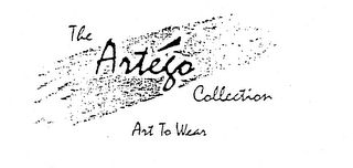 THE ARTEGO COLLECTION ART TO WEAR logo