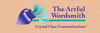 THE ARTFUL WORDSMITH CRYSTAL CLEAR COMMUNICATIONS logo