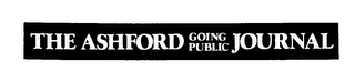 THE ASHFORD GOING PUBLIC JOURNAL logo