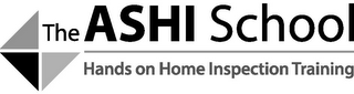 THE ASHI SCHOOL HANDS ON HOME INSPECTION TRAINING logo