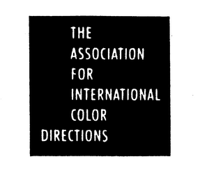 THE ASSOCIATION FOR INTERNATIONAL COLOR DIRECTIONS logo