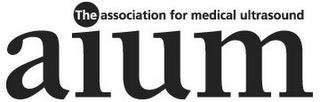 THE ASSOCIATION FOR MEDICAL ULTRASOUND AIUM logo