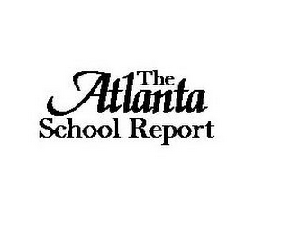 THE ATLANTA SCHOOL REPORT logo