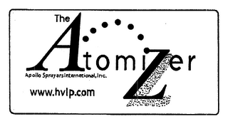 THE ATOMIZER APOLLO SPRAYERS INTERNATIONAL, INC. WWW.HVLP.COM logo