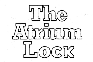 THE ATRIUM LOCK logo