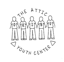 THE ATTIC YOUTH CENTER O K 2 B U logo