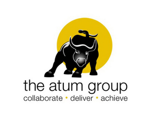 THE ATUM GROUP COLLABORATE · DELIVER · ACHIEVE logo