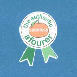 THE AUTHENTIC AFOURER SEEDLESS logo