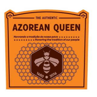 THE AUTHENTIC AZOREAN QUEEN HONRANDO A TRADICAO DO NOSSO POVO HONORING THE TRADITION OF OUR PEOPLE 1450 2016 logo