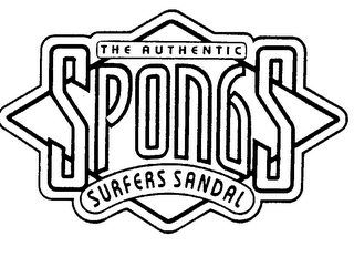 THE AUTHENTIC SPONGS SURFERS SANDAL logo