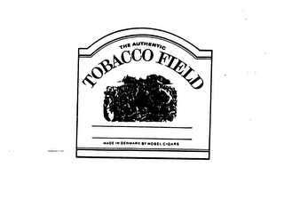 THE AUTHENTIC TOBACCO FIELD MADE IN DENMARK BY NOBEL CIGARS logo