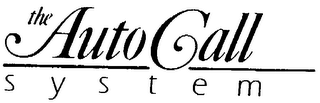 THE AUTO CALL SYSTEM logo