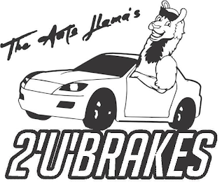 THE AUTO LLAMA'S 2'U'BRAKES logo