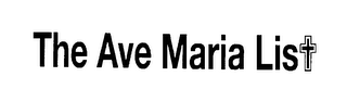 THE AVE MARIA LIST logo