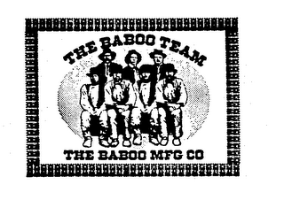 THE BABOO TEAM THE BABOO MFG CO logo