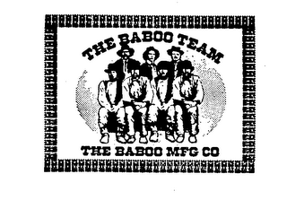 THE BABOO TEAM THE BABOO MFG CO logo