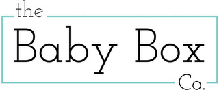 THE BABY BOX CO. logo